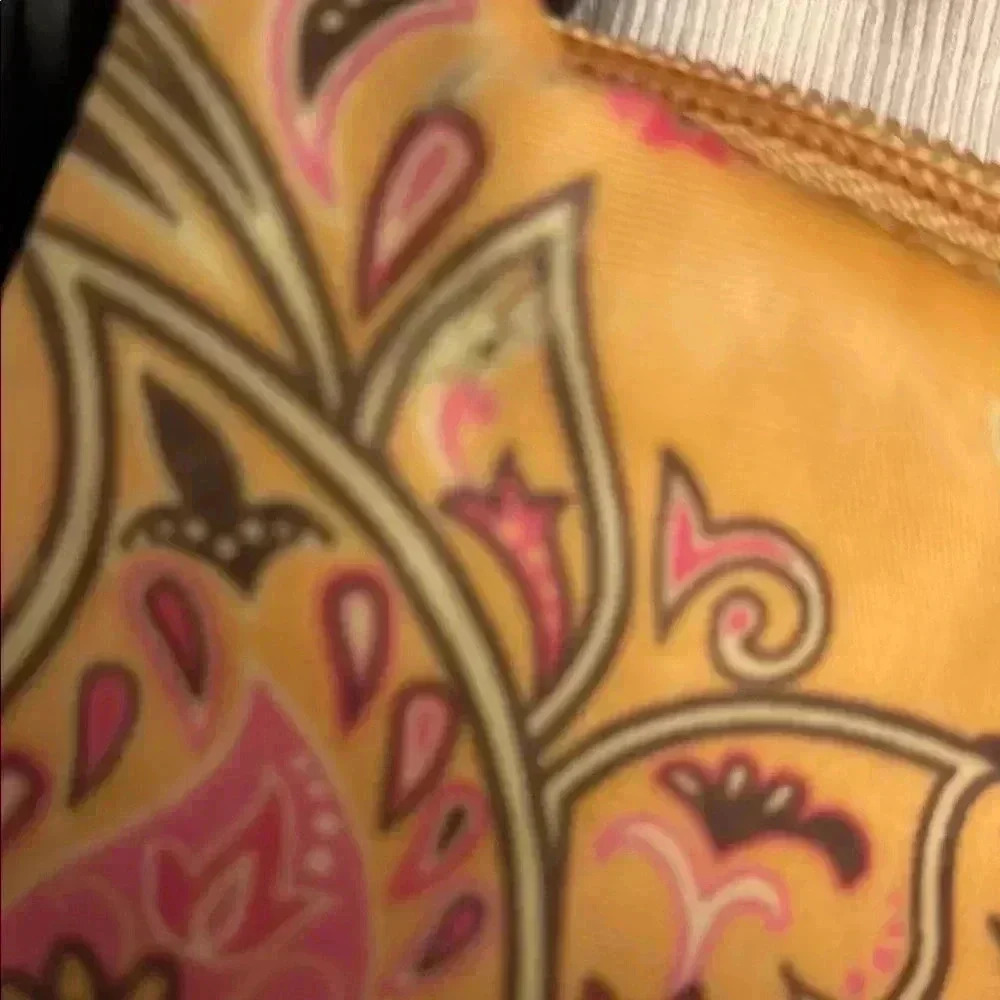 Emilie Sloan Pink Paisley Shoulder Bag - Picture 4 of 4